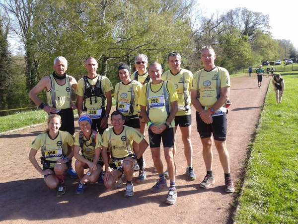 les coureurs du 24 au complet
