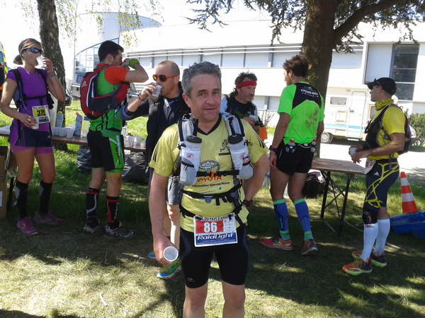 David sur le 44km....fatigué
