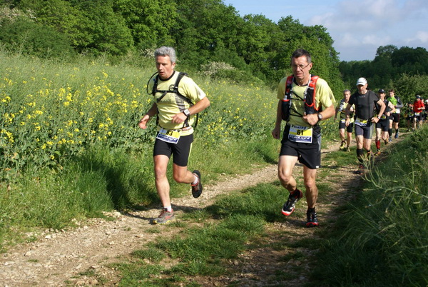 Fred nous accompagne ....jusqu'à la mi course