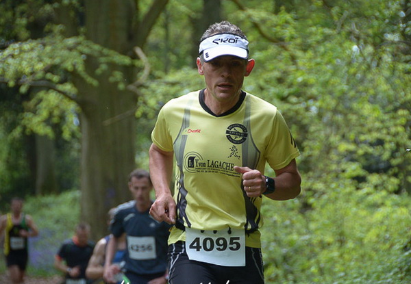 Christophe concentré sur le 14km