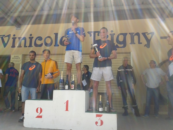 le podium masculin