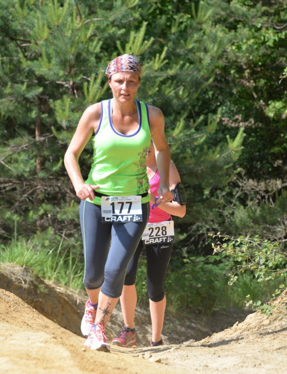 Sandrine (10km) suivie de 