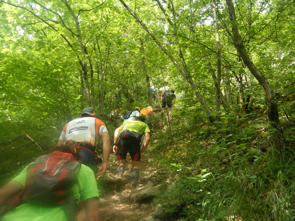 attention!! le 15km arrive dans la combe....