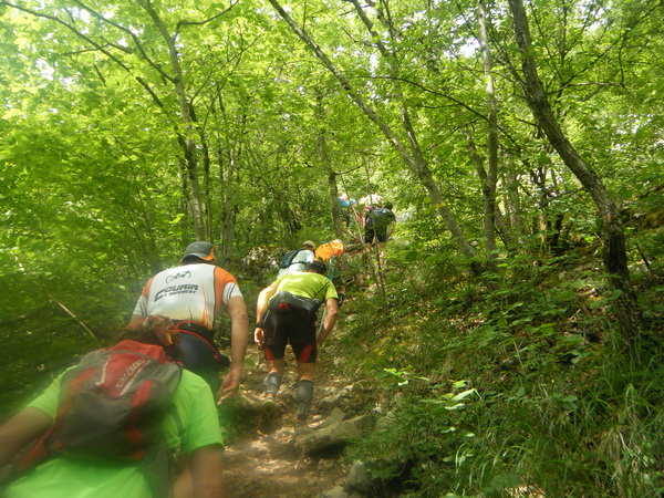 attention!! le 15km arrive dans la combe....