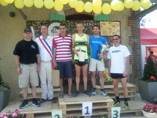 podium du 18km