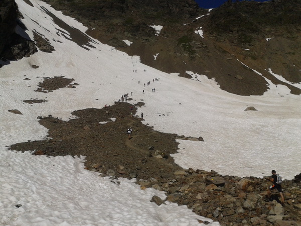 Montée vers le col de la terrasse