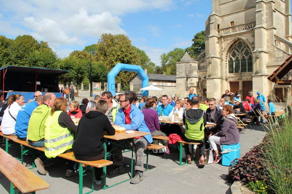 Ambiance kermesse après la course