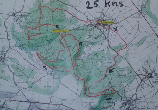 Parcours 25km