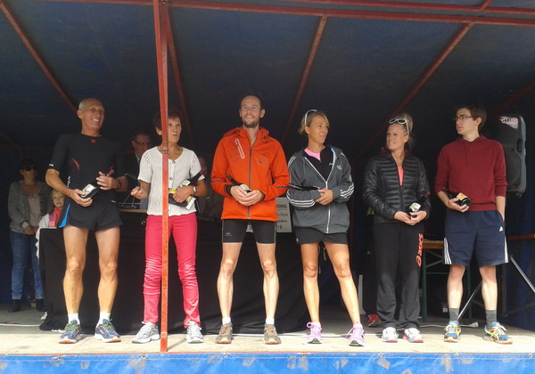 Podium des catégories du 12km