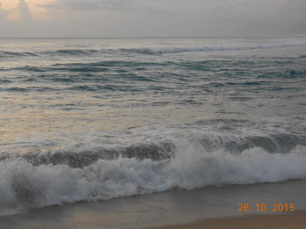 ...sur la plage de l'ermitage.....