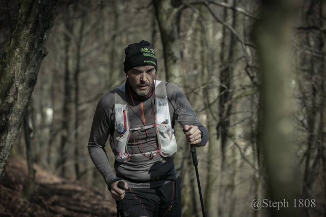 David ...en prépa trail du vulcain