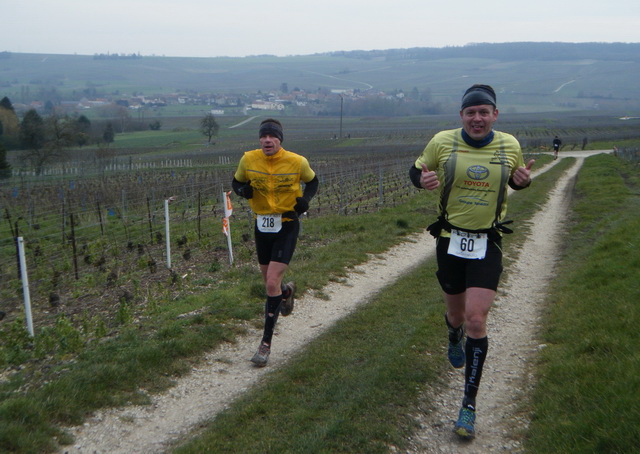 Guillaume 2ème du 30km avec Jessy sur 12