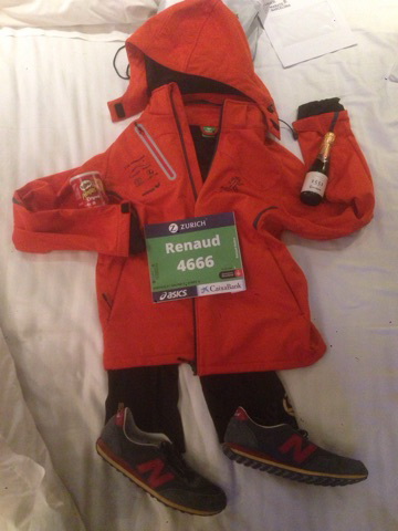 Tenue complète du coureur...