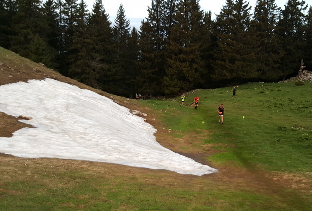 Montée vers le Semnoz (19ème km)