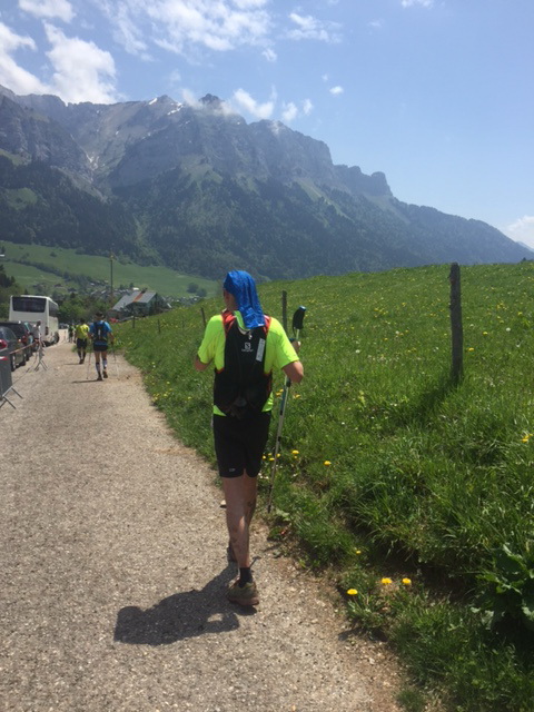 Karine aussi prend des photos en course.....milieu d'après midi...ça chauffe