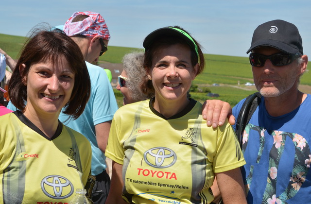 Angélique et Christelle ravie de leur 1er 22km