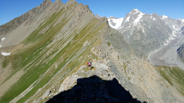 Passage en  crêtes ....spectaculaire