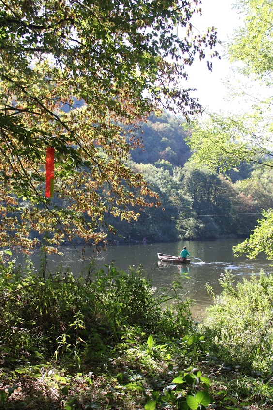 ...Rivière sur le parcours à traverser...