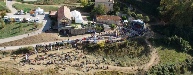 l'aire d'arrivée