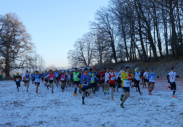 Seul de départ est un peu glissant, beaucoup ont choisi les chaussures de trail