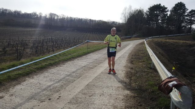 Claude, petite descente sèche avant la remontée