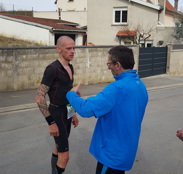 John Gadret au départ de la 4ème côte  et  vainqueur de l'épreuve