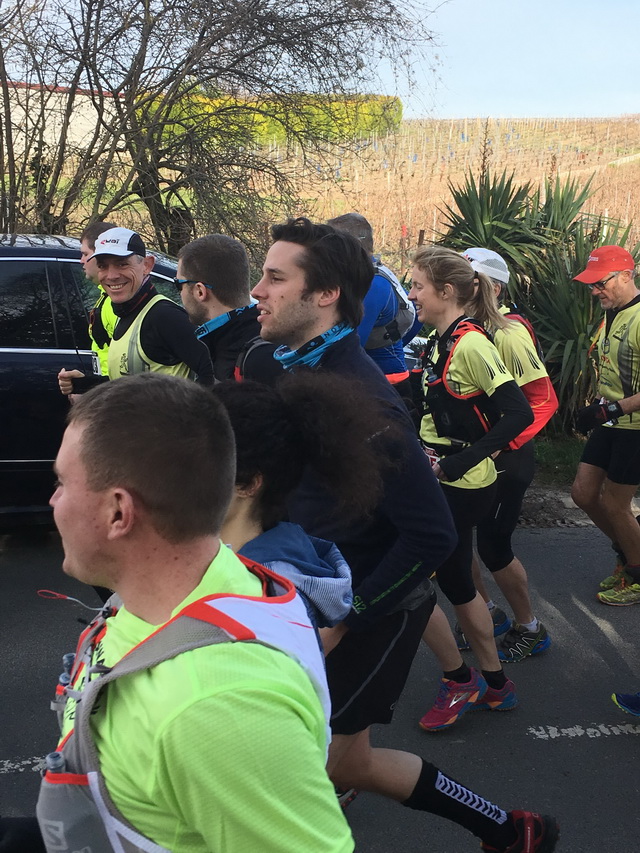 Christophe accompagne Valérie sur 32km