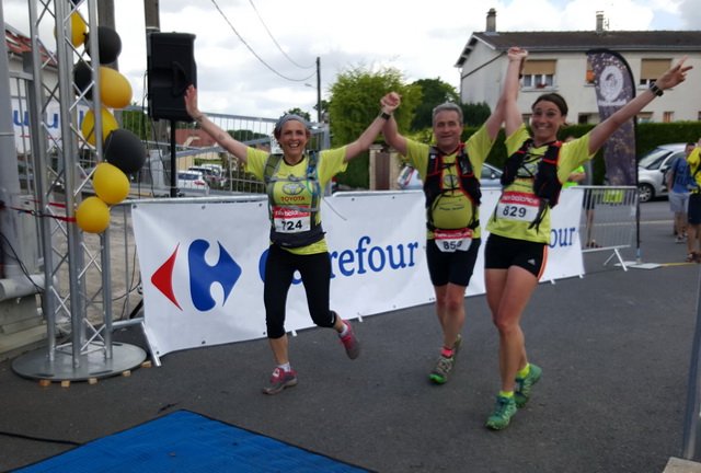 Sandrine termine son 1er trail long