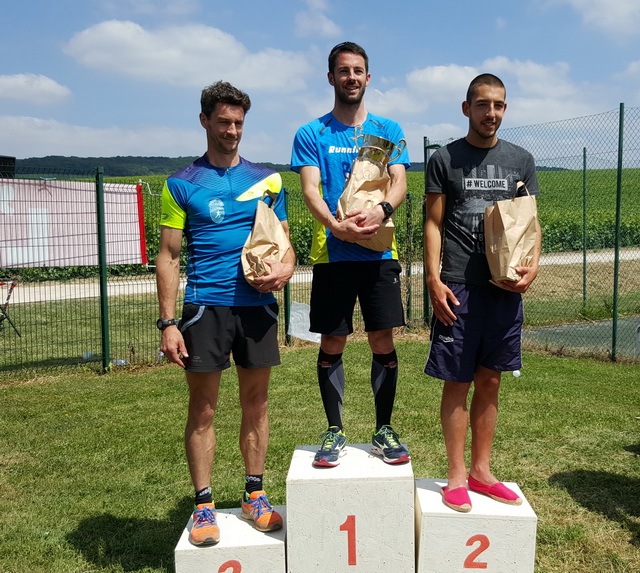 Podium masculin 15km