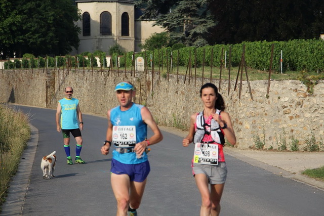 Hervé et la 1ère féminine ...et 2ème au scratch sur 46km