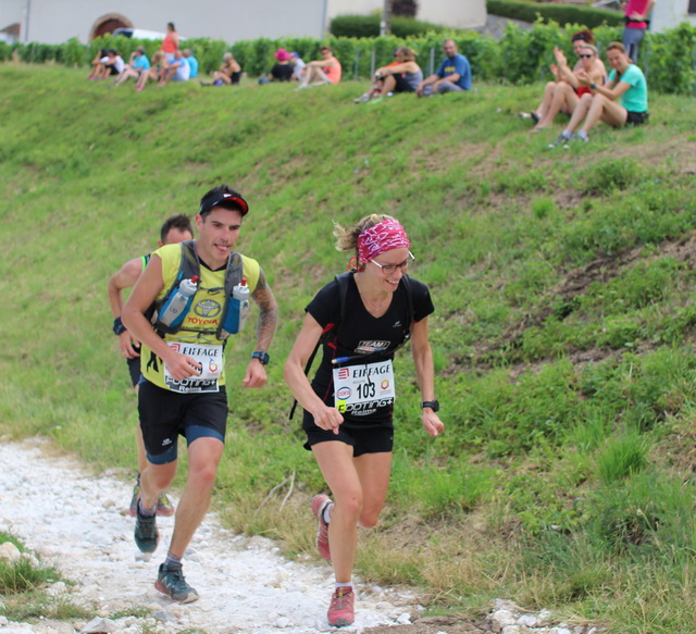 Arrivée au sprint pour Coralie (46km) et Sébastien (22km)