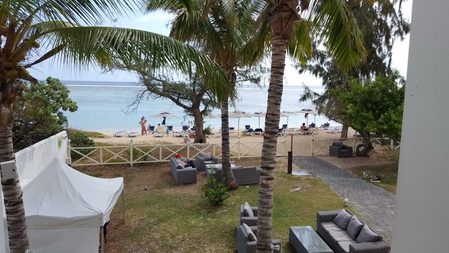 de notre balcon ...plutôt sympa