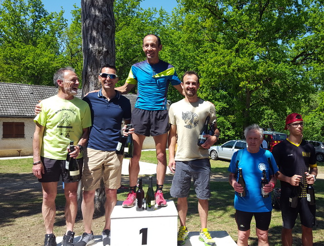 podium catégories 19km : Fabrice 1er M3H