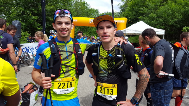 Arrivée d'Arnaud et Sébastien