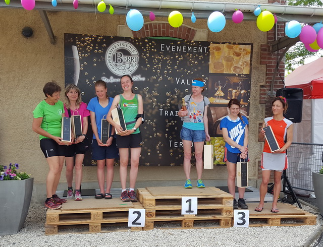 Podium féminin 20km