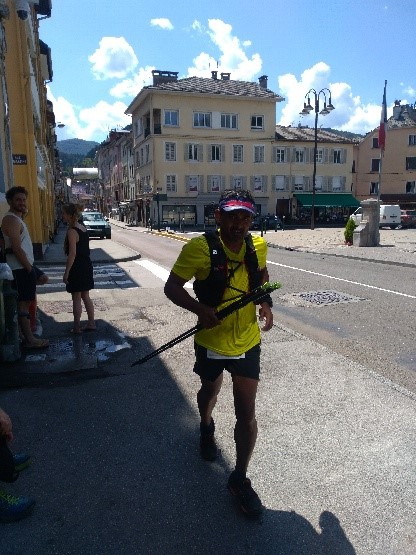 Arrivée de Jean-Fabrice (44km)