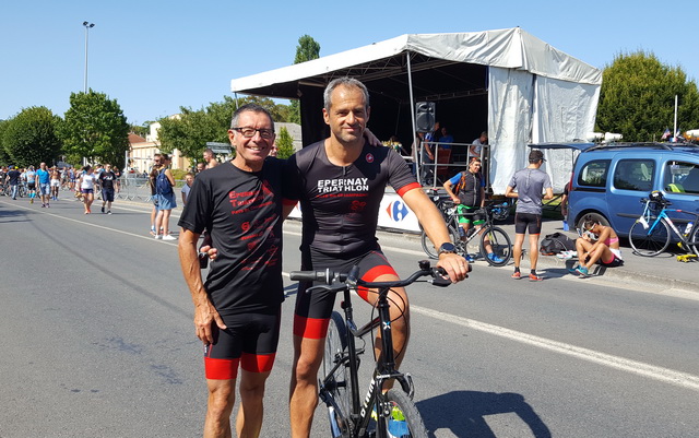 3ème en relais....et le gros lot à la tombola....mais pas un vélo de chrono !!