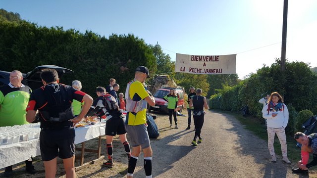 km 18, je retrouve Yannick (de dos)