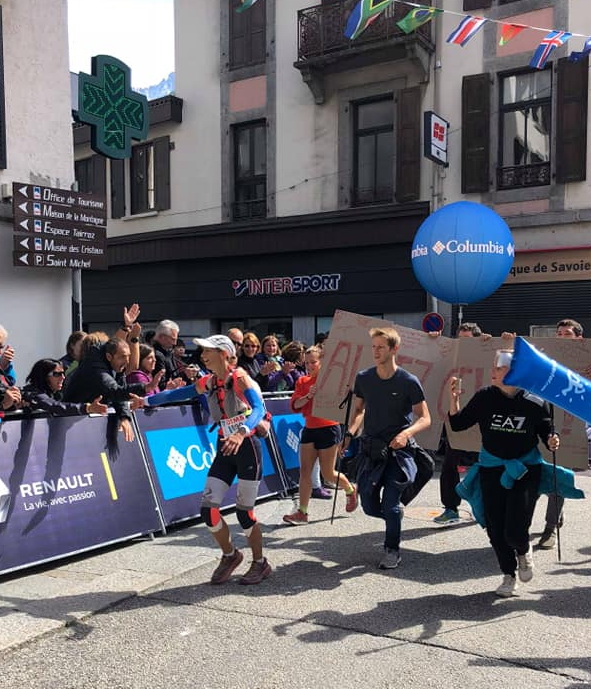 Toujours pleine d' émotion l'arrivée à Chamonix