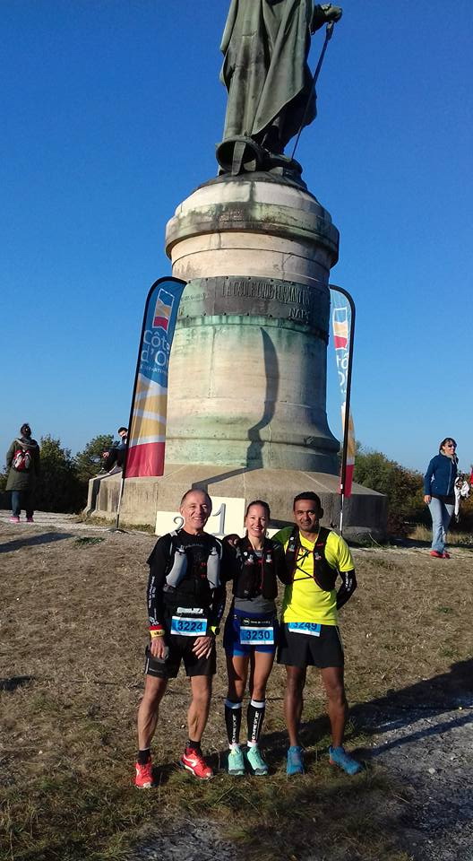 au départ du 34km 1200m+ ...où est passée Nadine ?