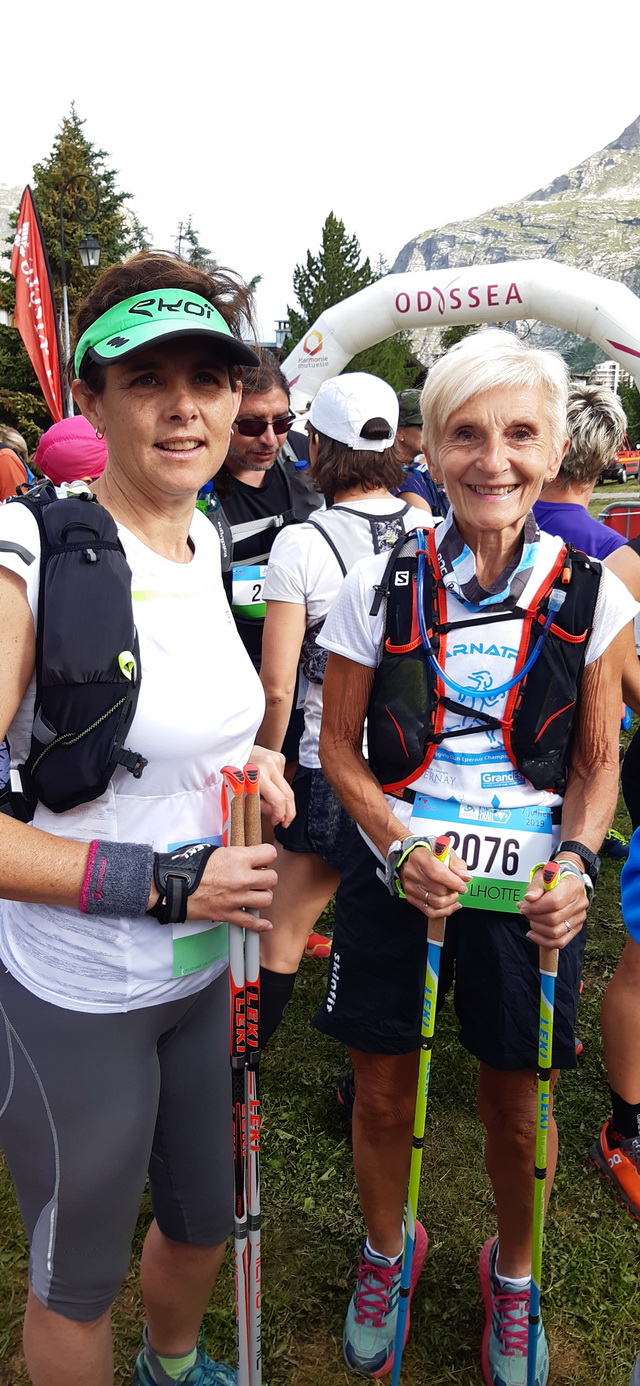 christelle et Nicole sur 20km