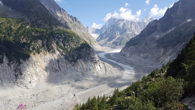 Dernière sortie solo .....par la mer de glace.....