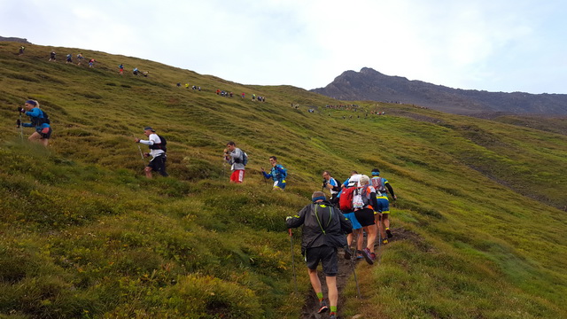 Montée à l'arête du mont favre 