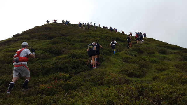 Arrivée au col du Petit St Bernard