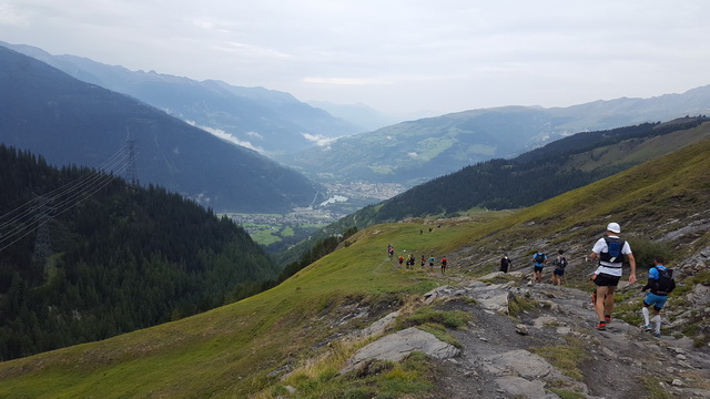 Longue descente vers Bourg St Maurice